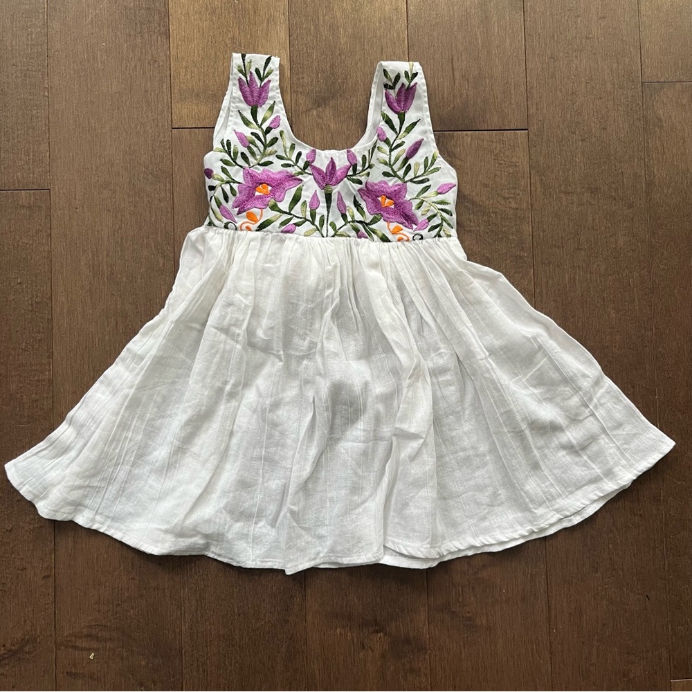 Embroidered Floral Dress
